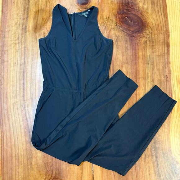 Athleta Brooklyn Jumpsuit Women's 6 Athletic Polyester Career Business J3-30 - Picture 1 of 8